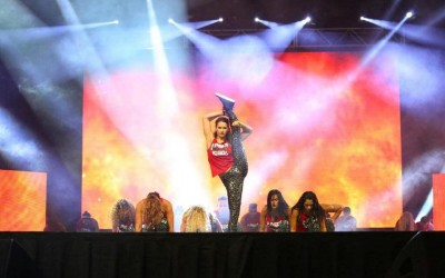 Ana Georgescu pe scena Zumba Convention 2015